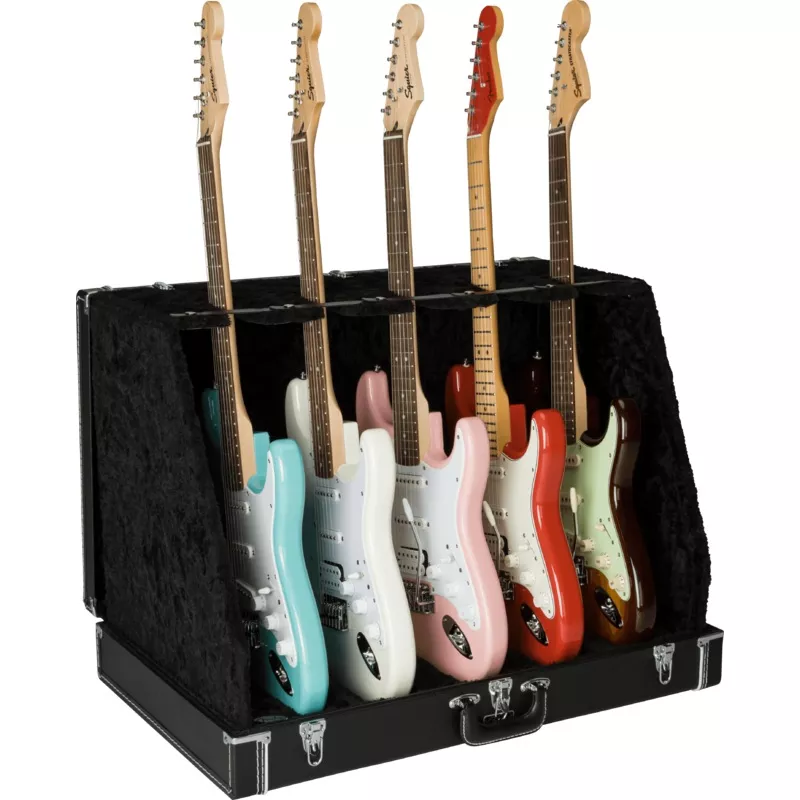 fender-classic-series-case-stand-5-guitar-black Fender Classic Series Case Stand – 5 Guitar Black