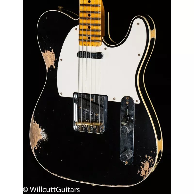 fender-custom-shop-59-telecaster-custom-relic-aged-black-274 Fender Custom Shop 59 Telecaster Custom Relic Aged Black (274)