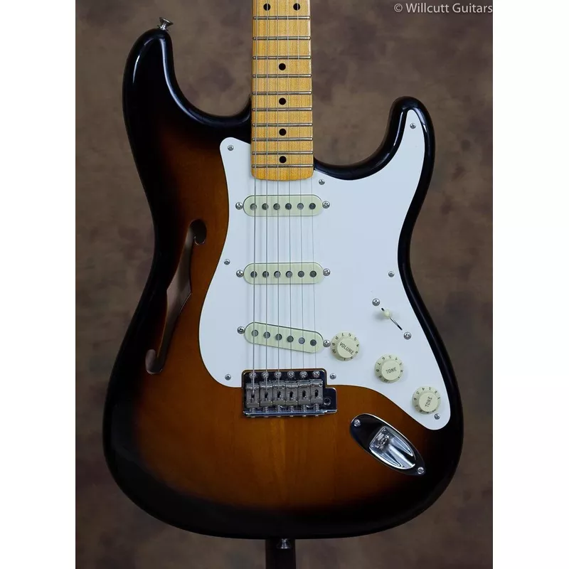 fender-eric-johnson-signature-stratocaster-thinline-2-color-sunburst-used Fender Eric Johnson Signature Stratocaster Thinline 2-Color Sunburst USED