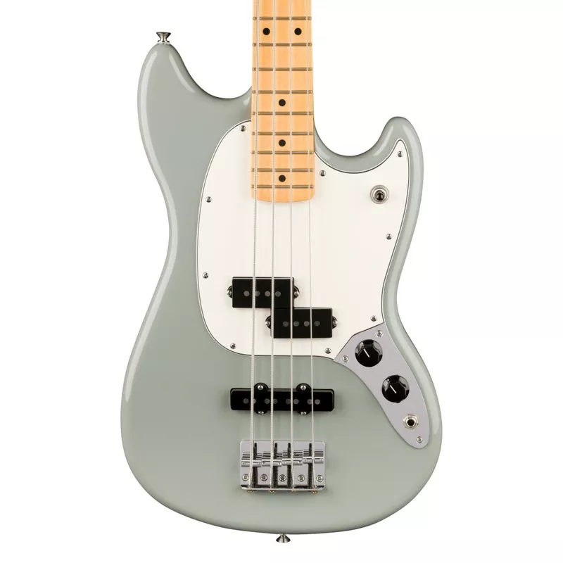 fender-player-ii-mustang-bass-pj-maple-fingerboard-cactus-gray Fender Player II Mustang Bass PJ – Maple Fingerboard – Cactus Gray