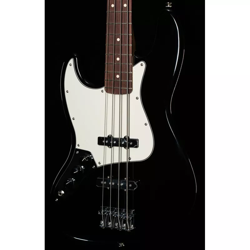 fender-standard-jazz-bass-black-lefty-848 Fender Standard Jazz Bass Black Lefty (848)