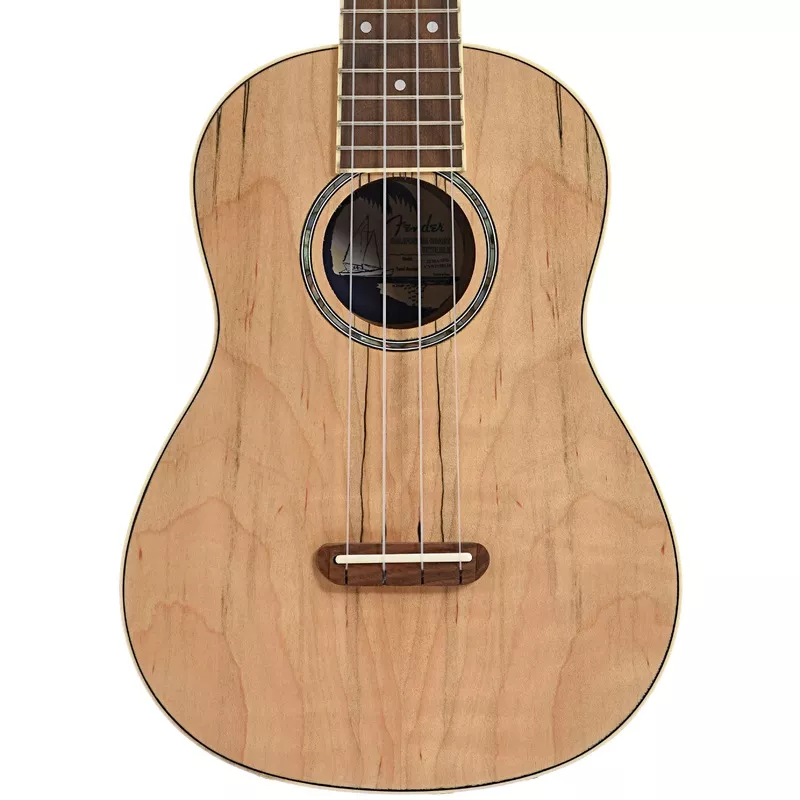 Fender Zuma Exotic Concert Ukulele, Spalted Maple