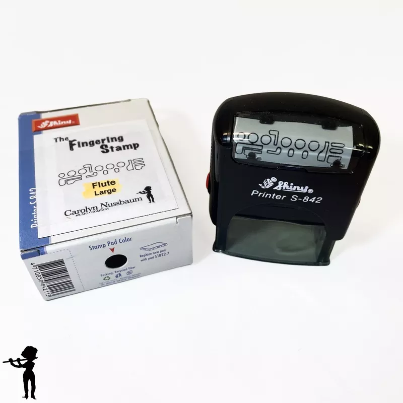 Flute Fingering Stamp – Large