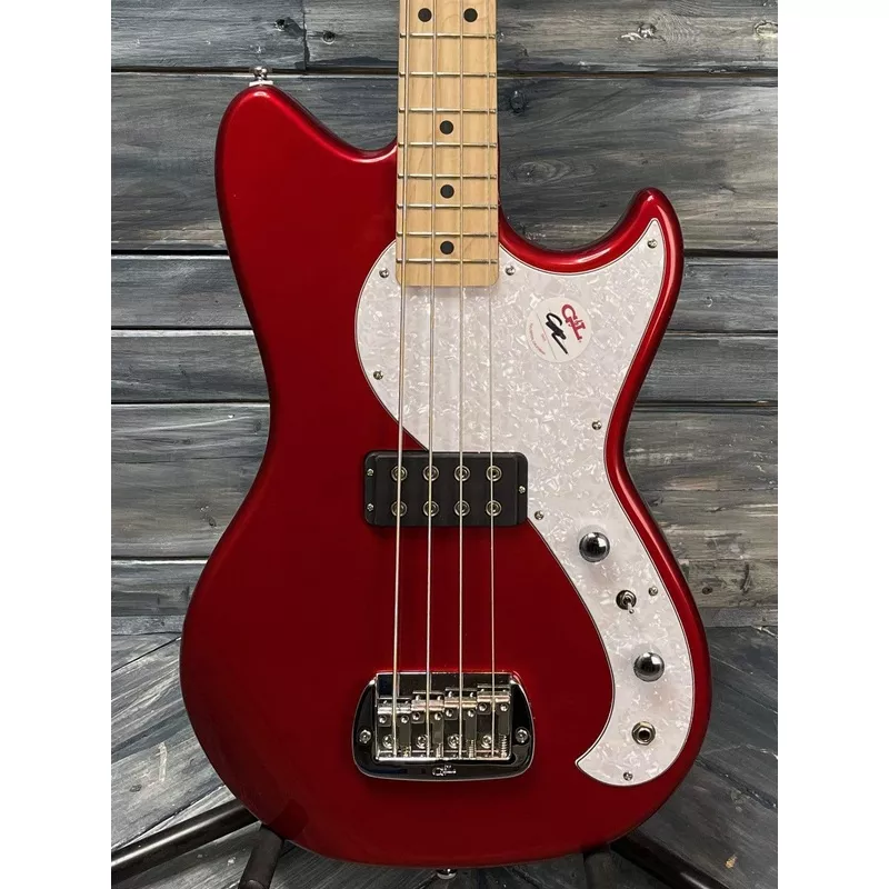 G&L Tribute Series Fall Out 4 String Electric Bass- Candy Apple Red