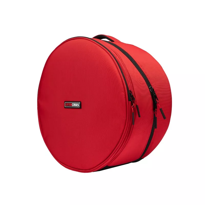 gator-icon-snare-drum-bag-14-5-5-red-gray Gator Icon Snare Drum Bag 14×5.5 Red Gray