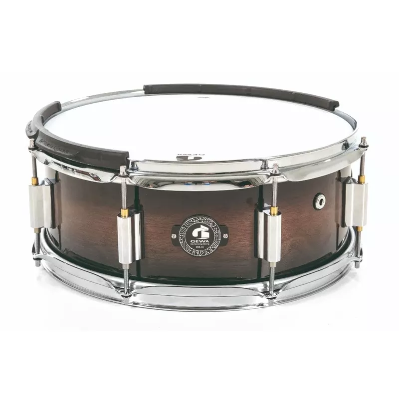 gewa-e-snare-pad-14-5-gloss-walnut-burst GEWA E-Snare Pad 14×5 Gloss Walnut Burst