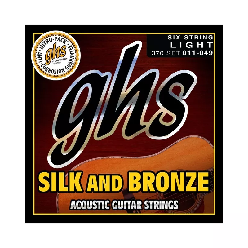 ghs-370-silk-bronze-acoustic-guitar-strings-light GHS 370 Silk & Bronze Acoustic Guitar Strings, Light