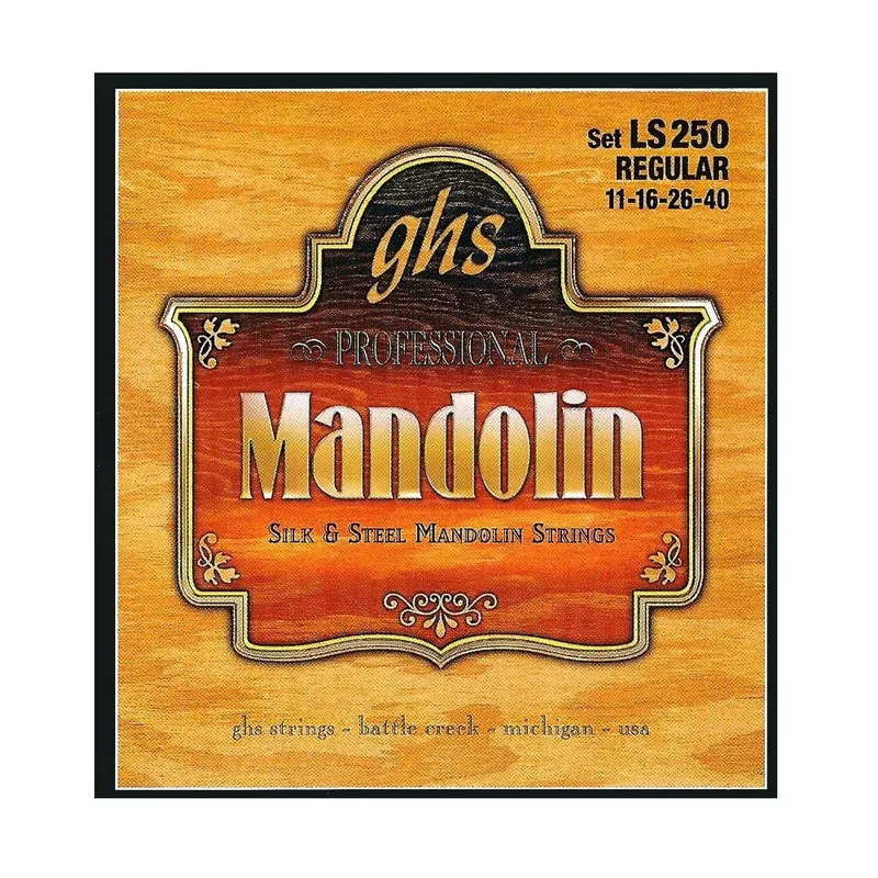 GHS LS250 Silk & Steel Mandolin Strings, Regular