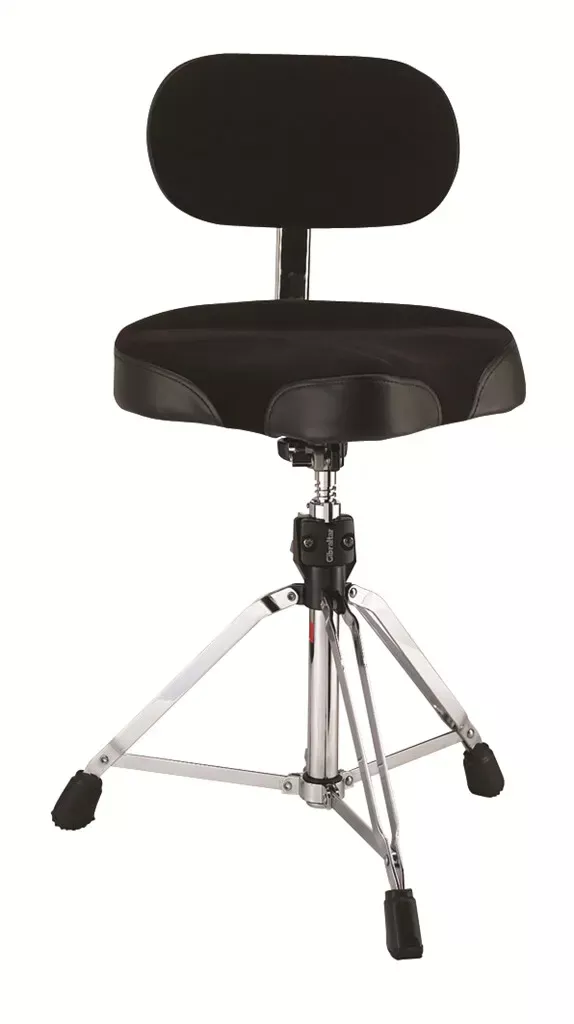gibraltar-9608mb-motorcycle-style-drum-throne-w-back-rest Gibraltar 9608MB Motorcycle Style Drum Throne w/Back Rest