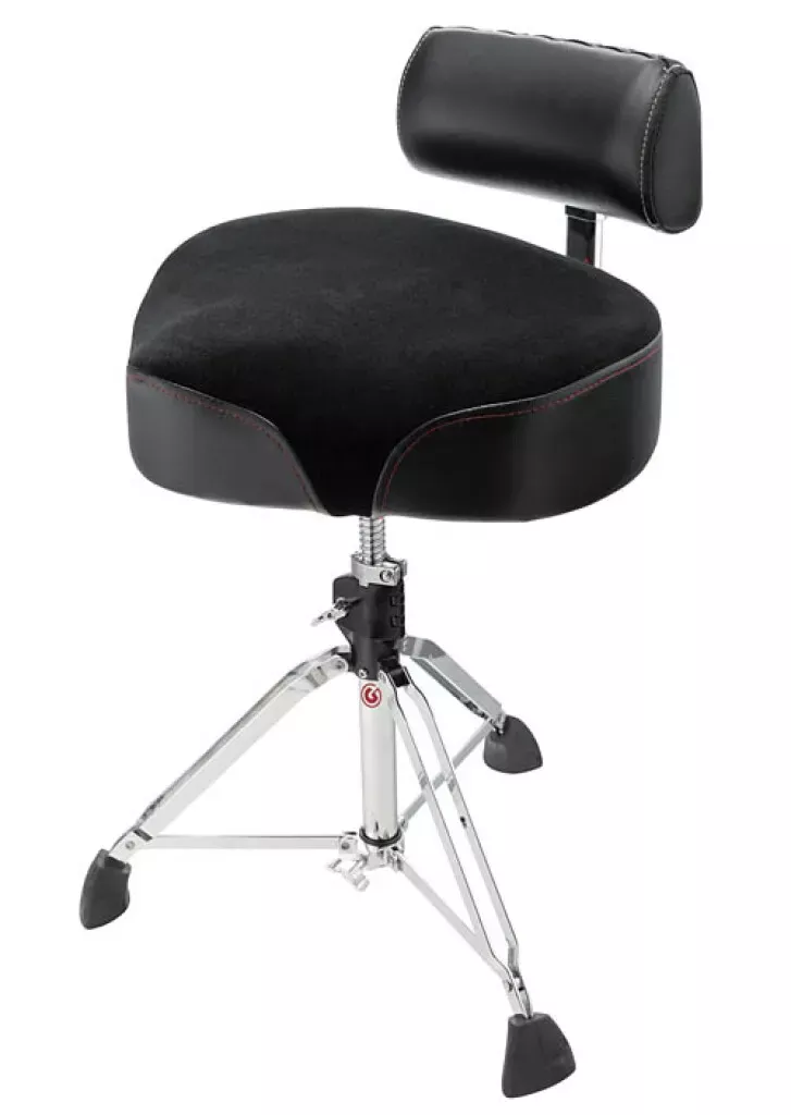 gibraltar-9808os-ab-oversized-motorcycle-drum-throne-w-backrest Gibraltar 9808OS-AB Oversized Motorcycle Drum Throne w/Backrest