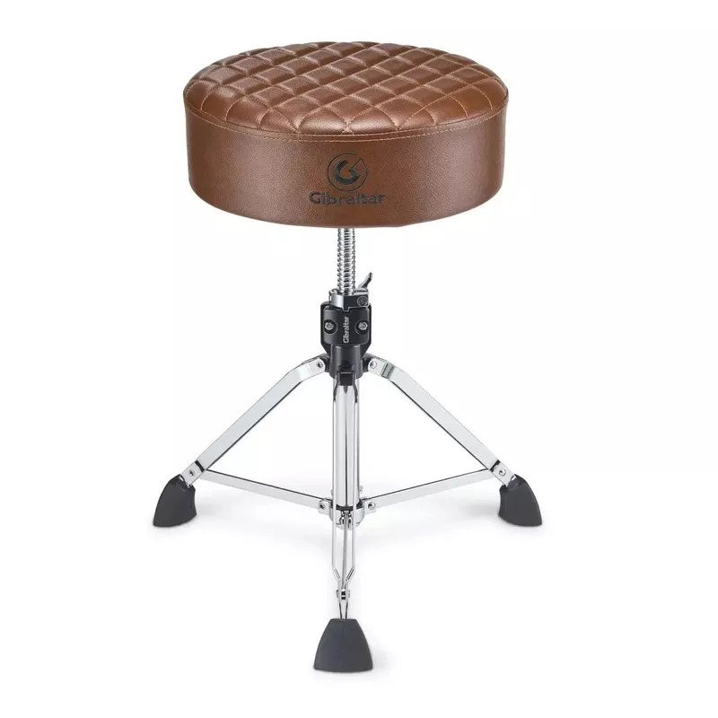 gibraltar-stitched-round-throne-15-chestnut Gibraltar Stitched Round Throne 15″ Chestnut