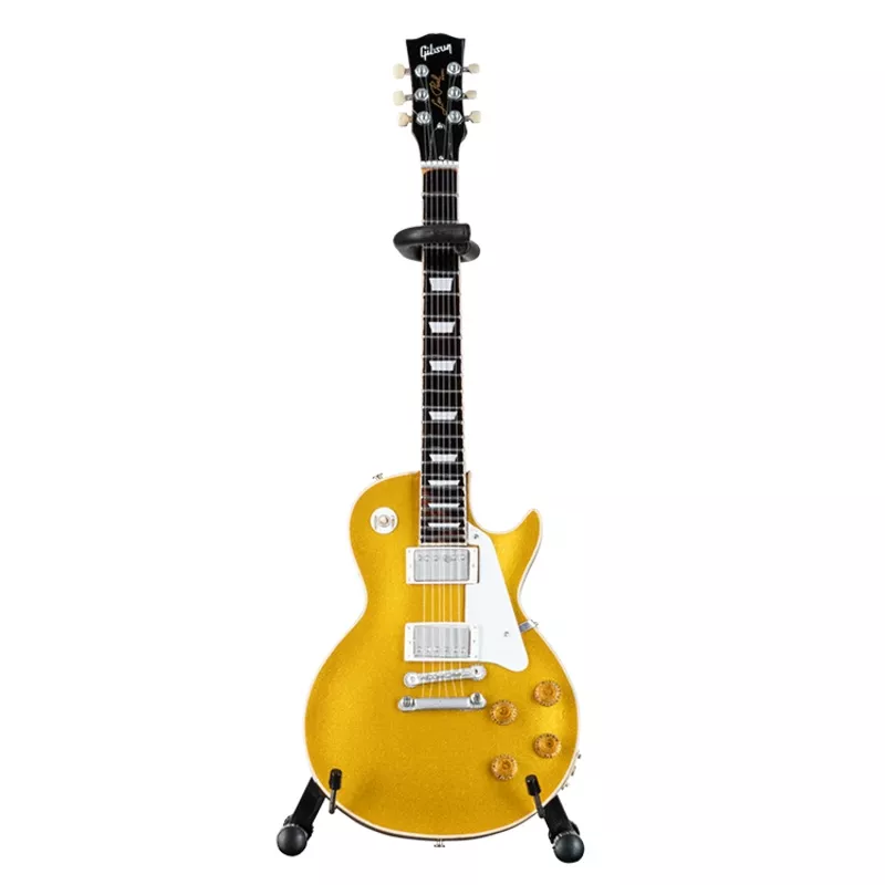 gibson-axe-heaven-les-paul-goldtop-1-4-scale-mini-guitar-model Gibson AXE HEAVEN Les Paul Goldtop 1:4 Scale Mini Guitar Model