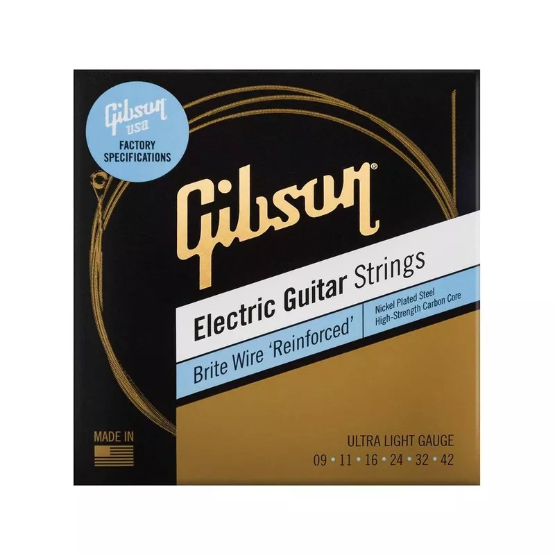gibson-brite-wire-reinforced-electric-guitar-strings-ultra-light-gauge-9-42 Gibson Brite Wire ‘Reinforced’ Electric Guitar Strings Ultra-Light Gauge 9-42