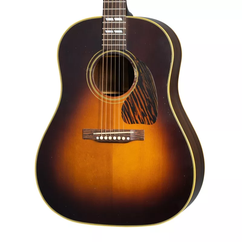 gibson-custom-1942-banner-southern-jumbo-reissue-light-aged-vintage-sunburst Gibson Custom 1942 Banner Southern Jumbo Reissue, Light Aged, Vintage Sunburst