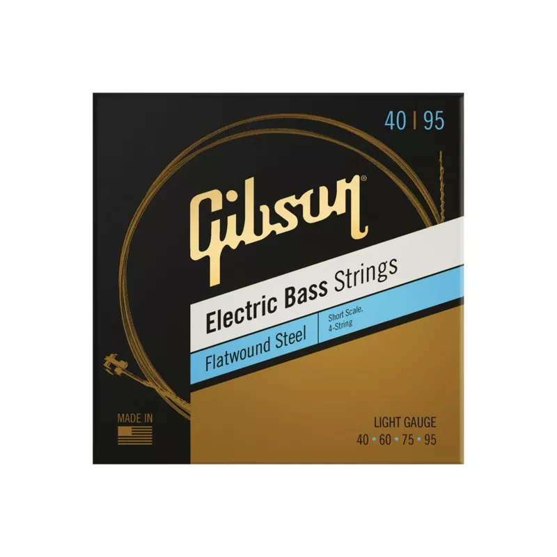 gibson-flatwound-electric-bass-strings-short-scale-light-gauge Gibson Flatwound Electric Bass Strings, Short Scale, Light Gauge