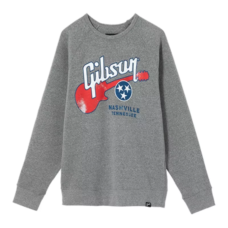gibson-les-paul-crewneck-grey Gibson Les Paul Crewneck Grey