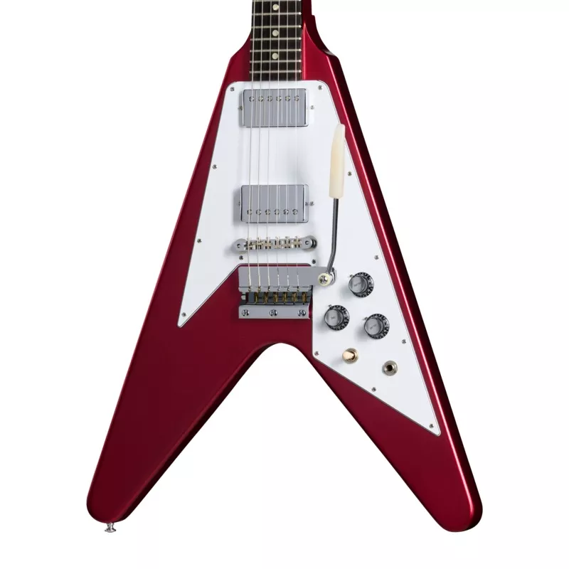 gibson-mod-collection-1967-flying-v-reissue-pomberry-breeze Gibson Mod Collection 1967 Flying V Reissue, Pomberry Breeze