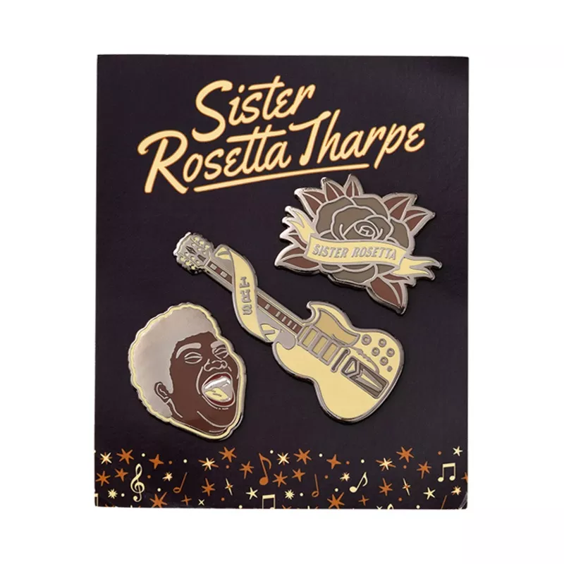 gibson-sister-rosetta-tharpe-enamel-pin-set-exclusive Gibson Sister Rosetta Tharpe Enamel Pin Set, Exclusive