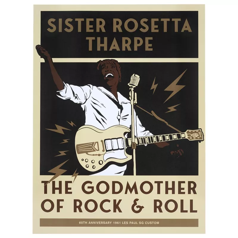 gibson-sister-rosetta-tharpe-poster-exclusive Gibson Sister Rosetta Tharpe Poster, Exclusive