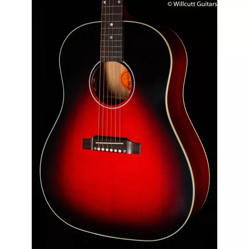 gibson-slash-j-45-vermillion-burst Gibson Slash J-45 Vermillion Burst