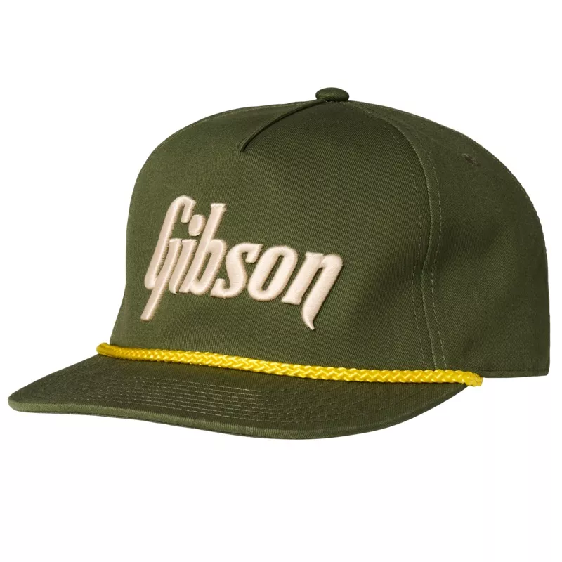 gibson-unstructured-rope-snapback-olive Gibson Unstructured Rope Snapback Olive