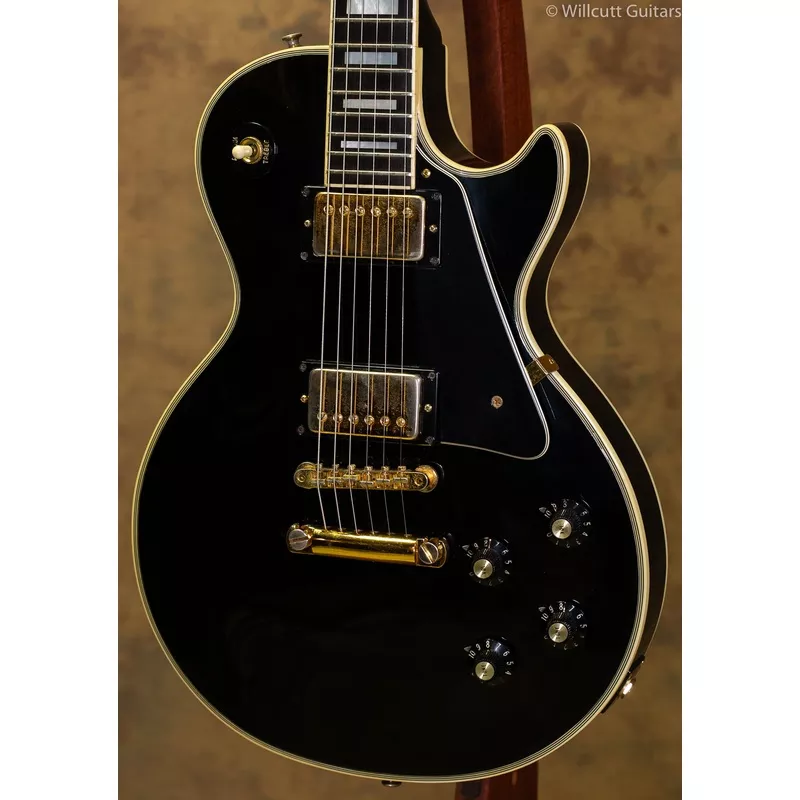 Gibson Vintage 1974 Les Paul Custom, Ebony OHSC Used