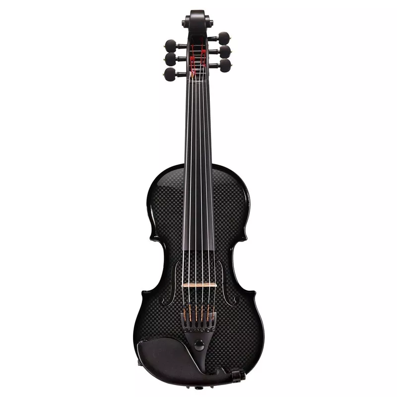 Glasser Carbon Composite Acoustic-Electric 6-String Violin Black