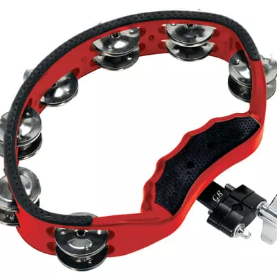 GON BOPS PTAM10 RED TAMBOURINE W/MOUNT