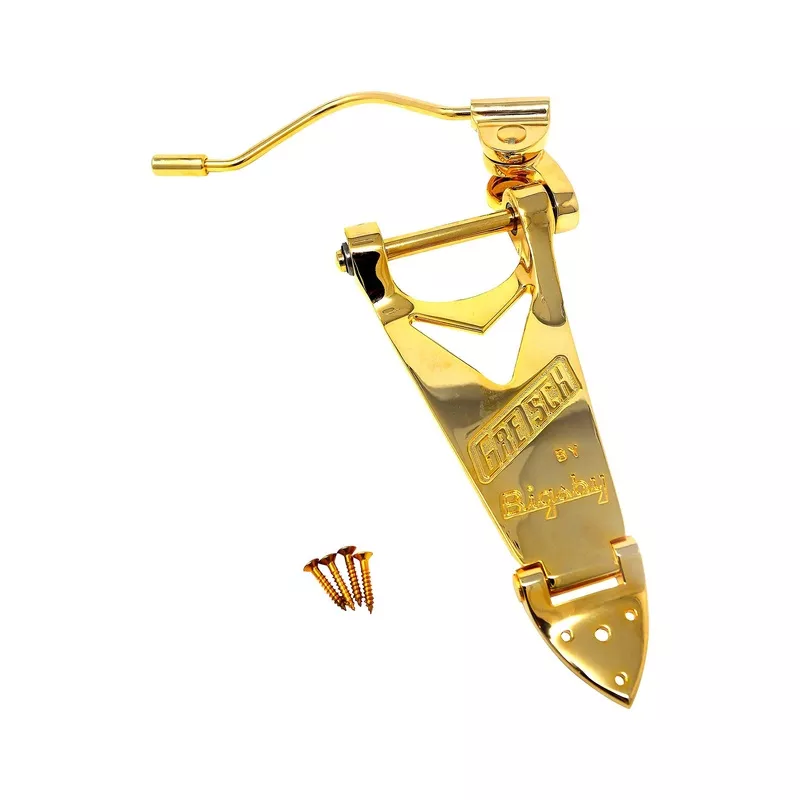 gretsch-branded-tailpiece-bigsby-b6-string-thru-gold Gretsch Branded Tailpiece Bigsby B6 String-Thru Gold