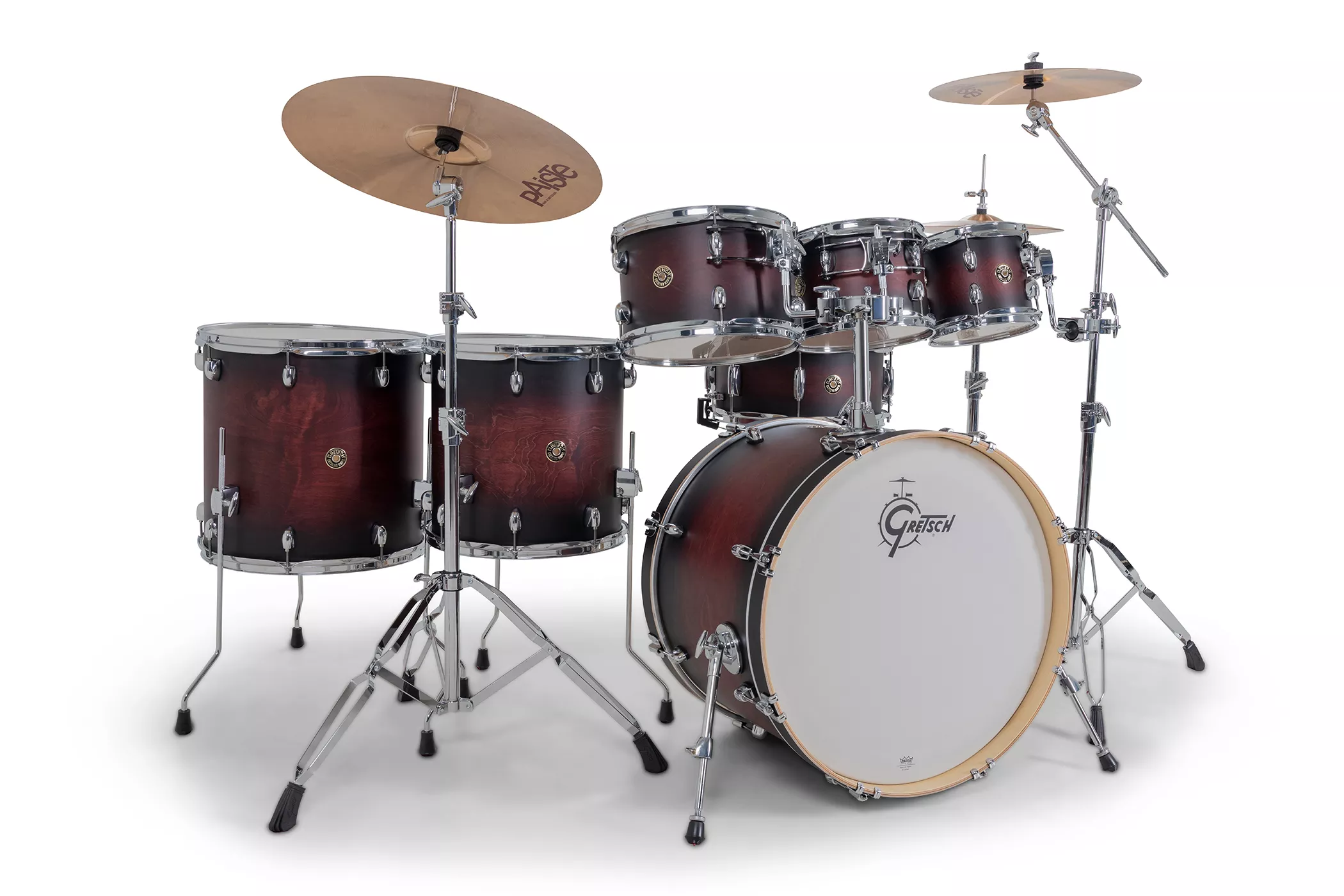gretsch-catalina-maple-7-piece-satin-deep-cherry-burst GRETSCH CATALINA MAPLE 7 PIECE SATIN DEEP CHERRY BURST