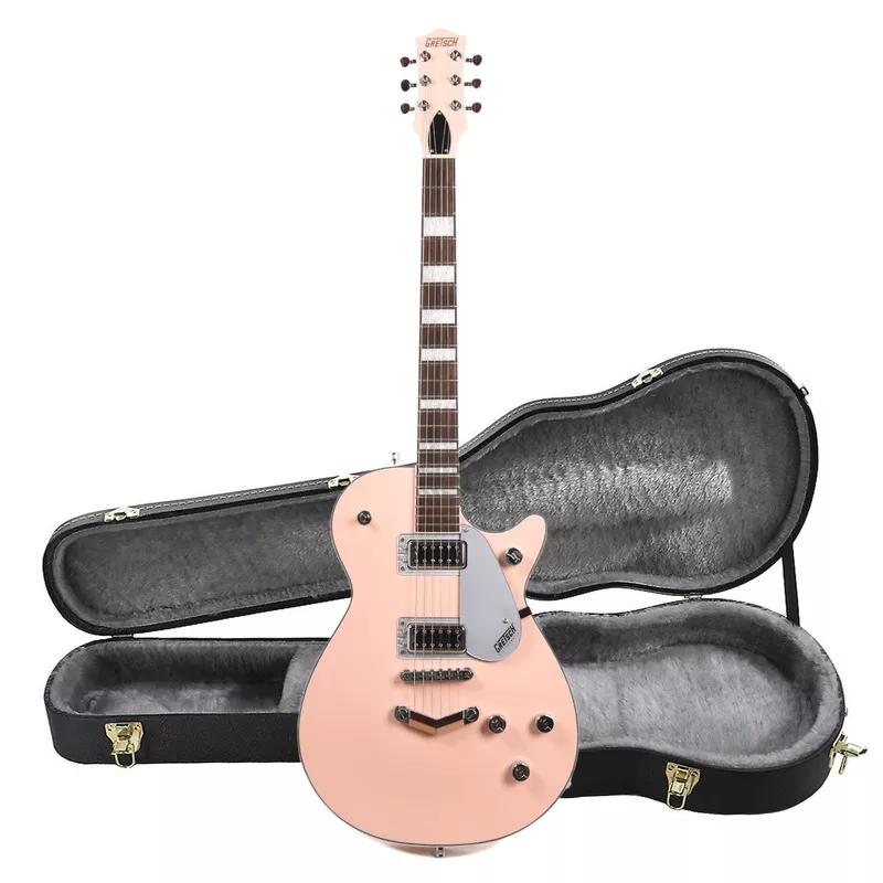 gretsch-g5230-electromatic-jet-ft-shell-pink-hardshell-case-bundle Gretsch G5230 Electromatic Jet FT Shell Pink and Hardshell Case Bundle