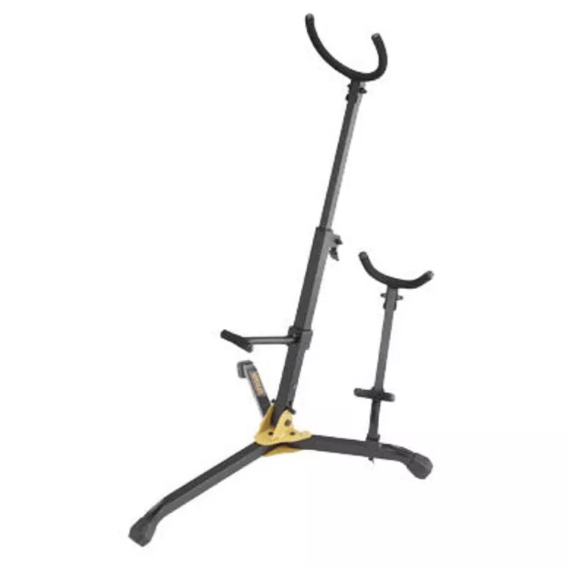 hercules-ds536b-baritone-alto-tenor-sax-stand Hercules DS536B Baritone & Alto/Tenor Sax Stand