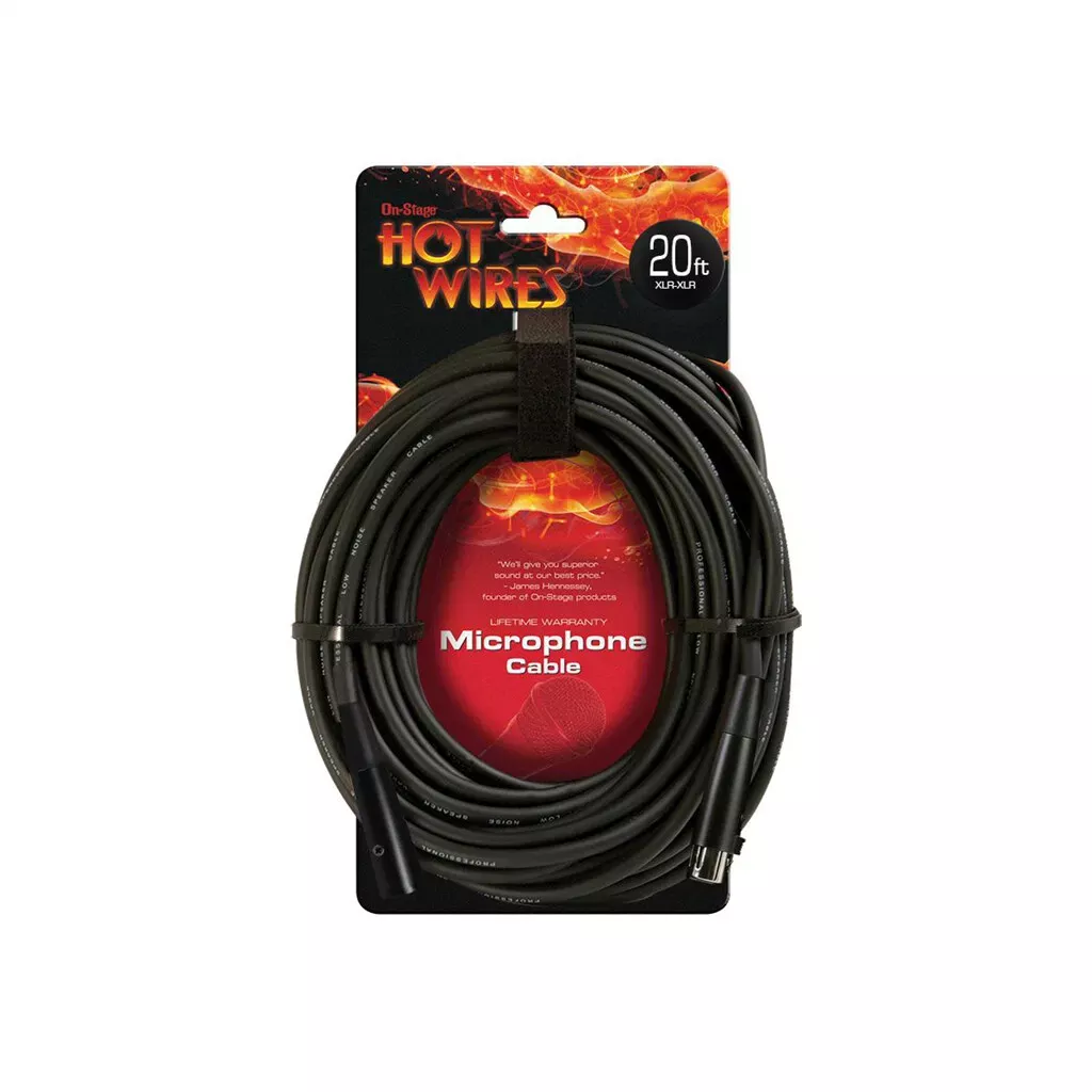 hot-wires-mc12-20xlr-microphone-cable-20-feet Hot Wires MC12-20XLR Microphone Cable, 20 Feet