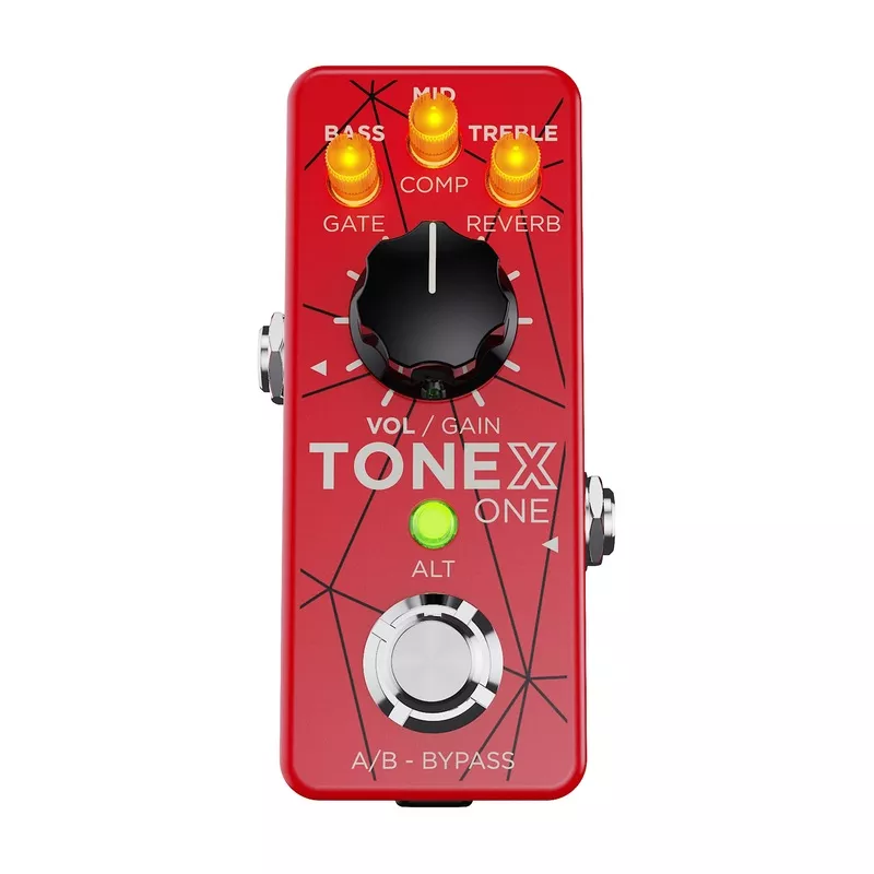 ik-multimedia-tonex-one-amp-modeler-multi-effects-pedal-brown-sound-limited-edit IK Multimedia TONEX ONE Amp Modeler & Multi Effects Pedal Brown Sound Limited Edition Red