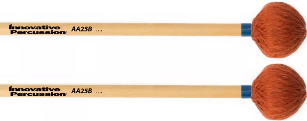 Innovative Percussion AA25B Medium Birch Vibe/Marimba Mallets