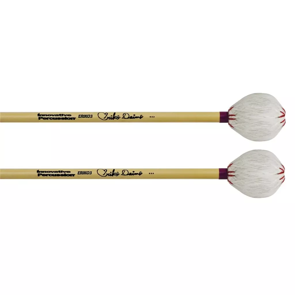 innovative-percussion-eriko-daimo-eriko3-medium-soft-marimba-mallets Innovative Percussion Eriko Daimo ERIKO3 Medium Soft Marimba Mallets