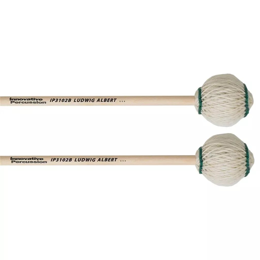 innovative-percussion-ludwig-albert-ip3102b-medium-extra-soft-birch-marimba-mall Innovative Percussion Ludwig Albert IP3102B Medium Extra Soft Birch Marimba Mallets