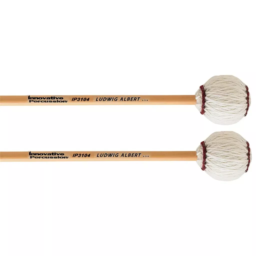 innovative-percussion-ludwig-albert-ip3104-medium-soft-rattan-marimba-mallets Innovative Percussion Ludwig Albert IP3104 Medium Soft Rattan Marimba Mallets