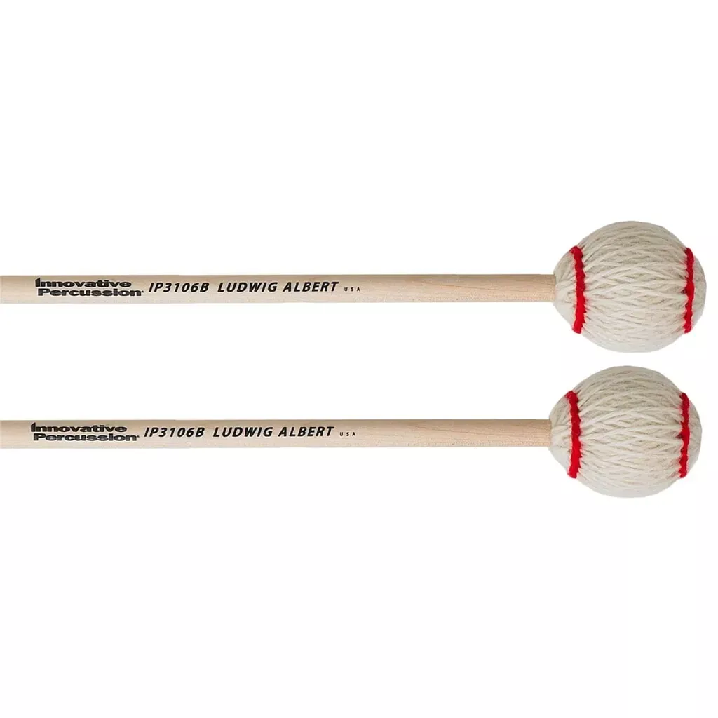 innovative-percussion-ludwig-albert-ip3106b-medium-hard-birch-marimba-mallets Innovative Percussion Ludwig Albert IP3106B Medium Hard Birch Marimba Mallets