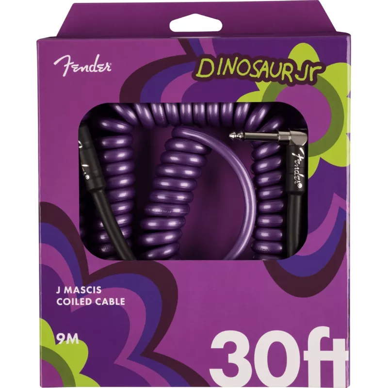 j-mascis-coiled-instrument-cable-purple J Mascis Coiled Instrument Cable Purple