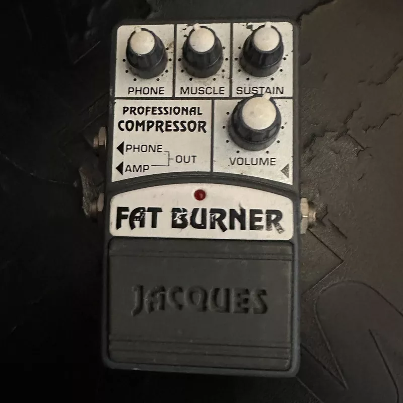 jacques-stompboxes-fat-burner-v1-compressor-sustainer-headphone-amp-pedal-pre-ow Jacques Stompboxes Fat Burner V1 Compressor Sustainer Headphone Amp Pedal (Pre-Owned)