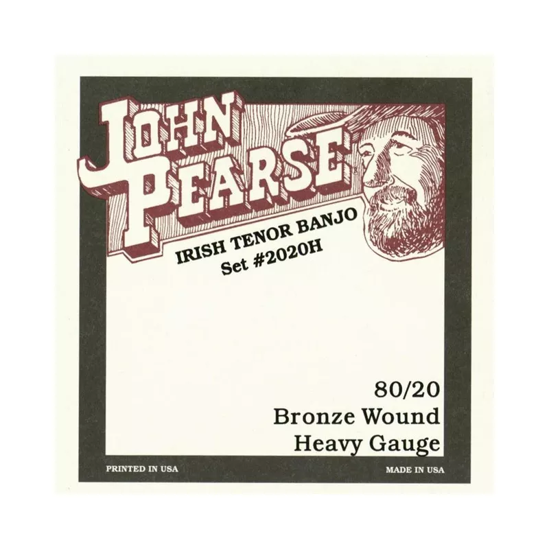 john-pearse-2020h-heavy-4-string-tenor-banjo-strings John Pearse 2020H Heavy 4-String Tenor Banjo Strings