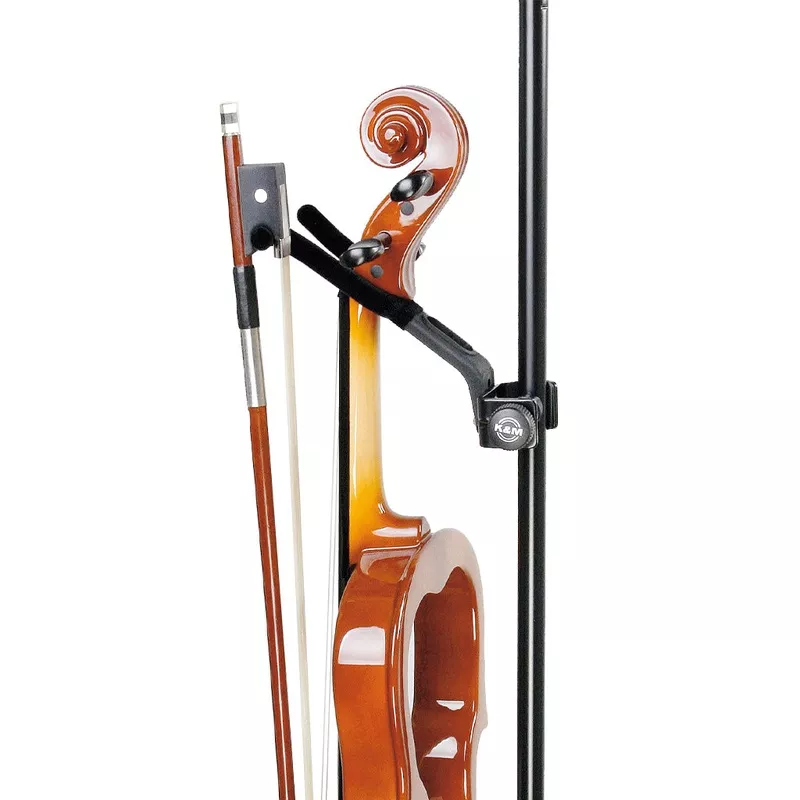 k-m-music-mic-stand-violin-holder K&M Music/Mic Stand Violin Holder