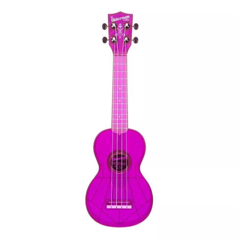kala-ka-swf-pl-soprano-waterman-ukulele-fluorescent-grape-pink Kala KA-SWF-PL Soprano Waterman Ukulele – Fluorescent Grape Pink