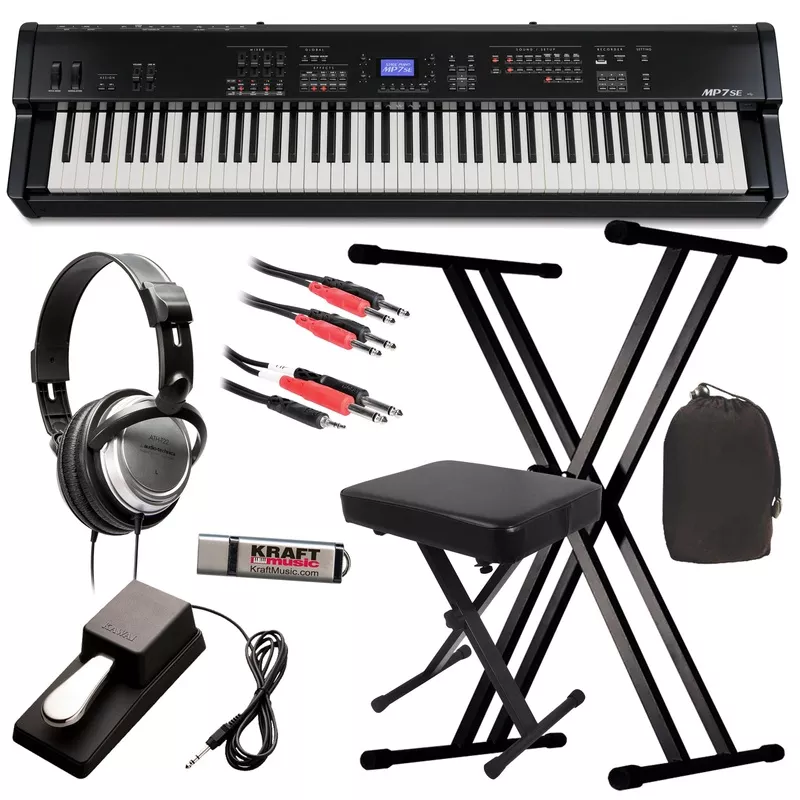 kawai-mp7se-stage-piano-key-essentials-bundle Kawai MP7SE Stage Piano KEY ESSENTIALS BUNDLE