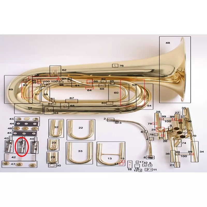 King Tuba No. 2 Piston