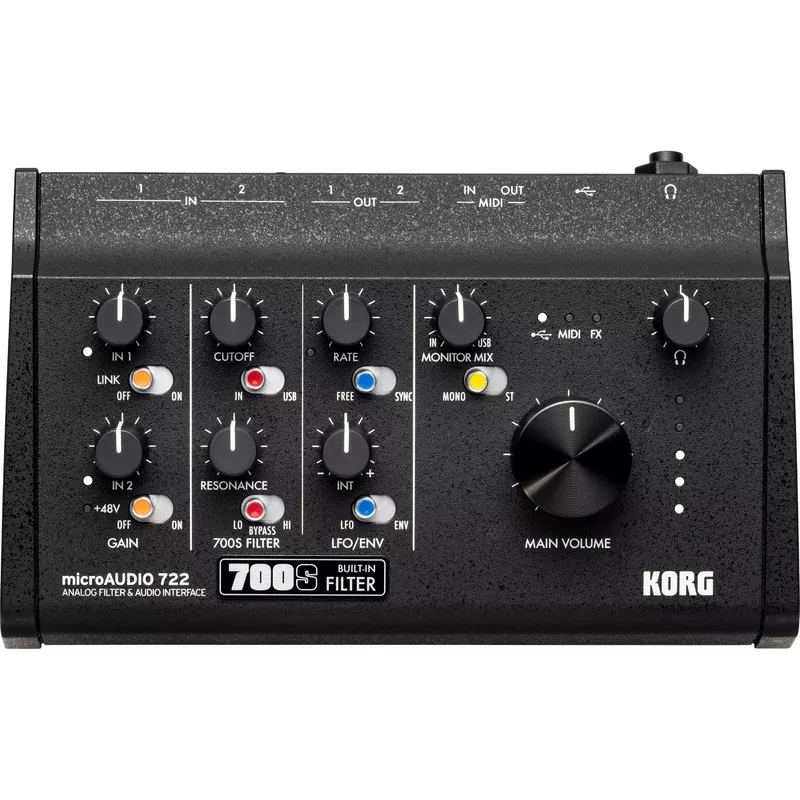 Korg MicroAudio 722 Audio Interface with Analog Filter