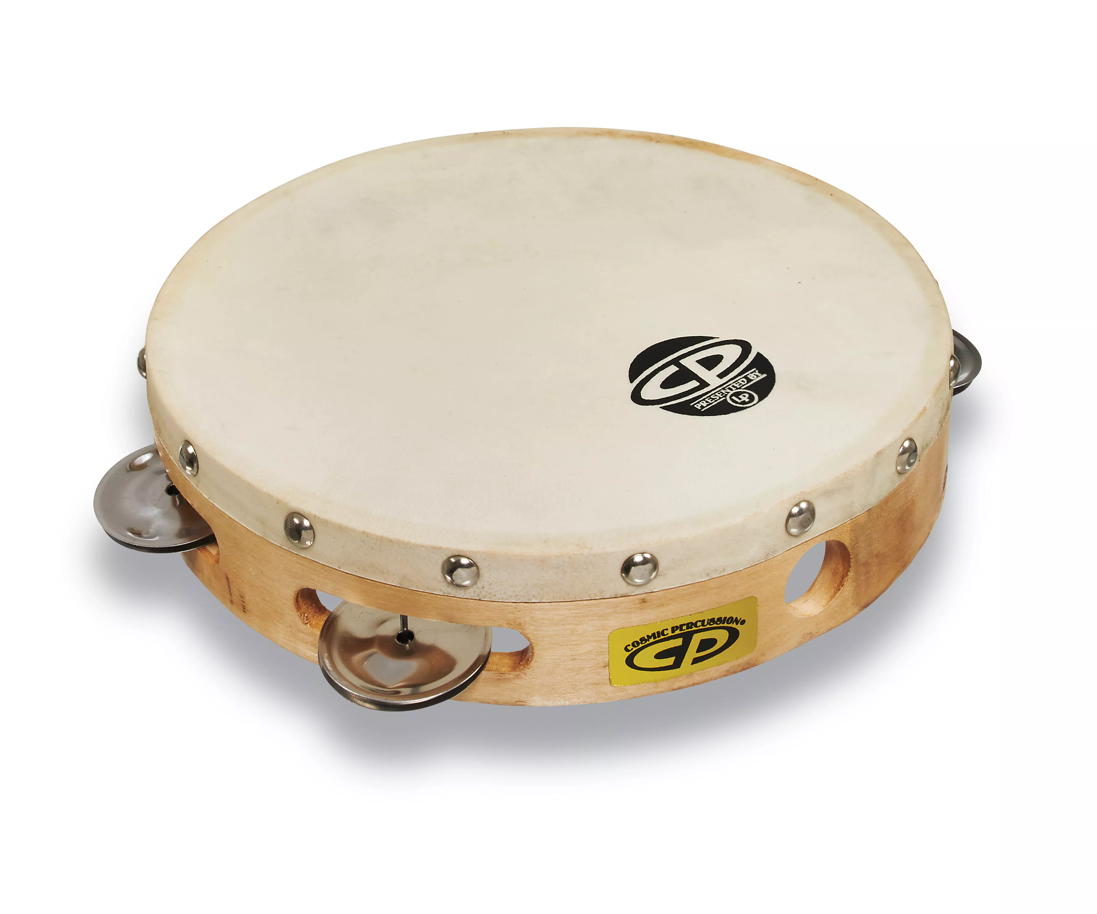 LATIN PERCUSSION CP378 CP 8 SINGLE ROW HEAD TAMB STEEL