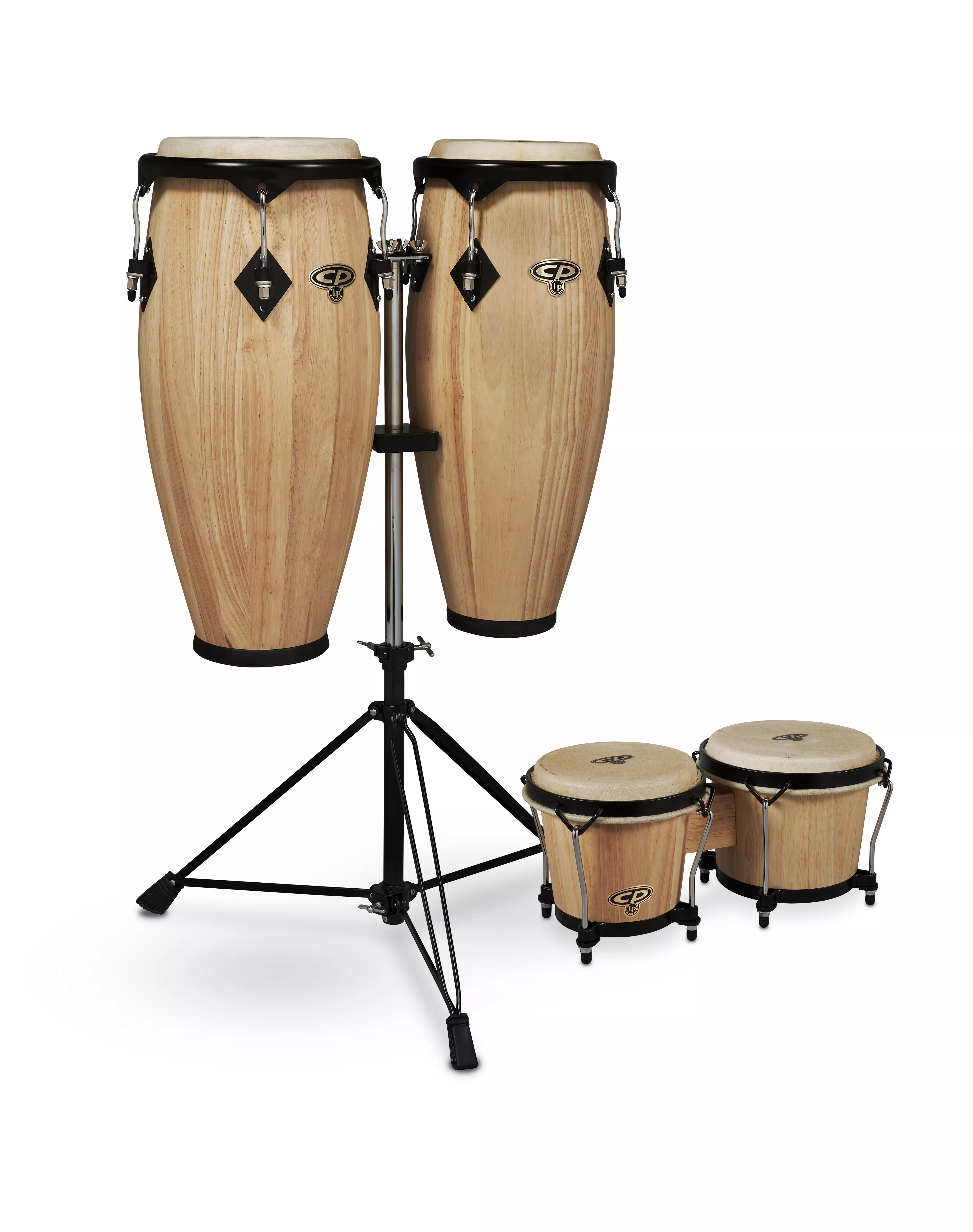 LATIN PERCUSSION CP626-AWB CP 9-10 SET W/BONGO OAK NAT W/D STD