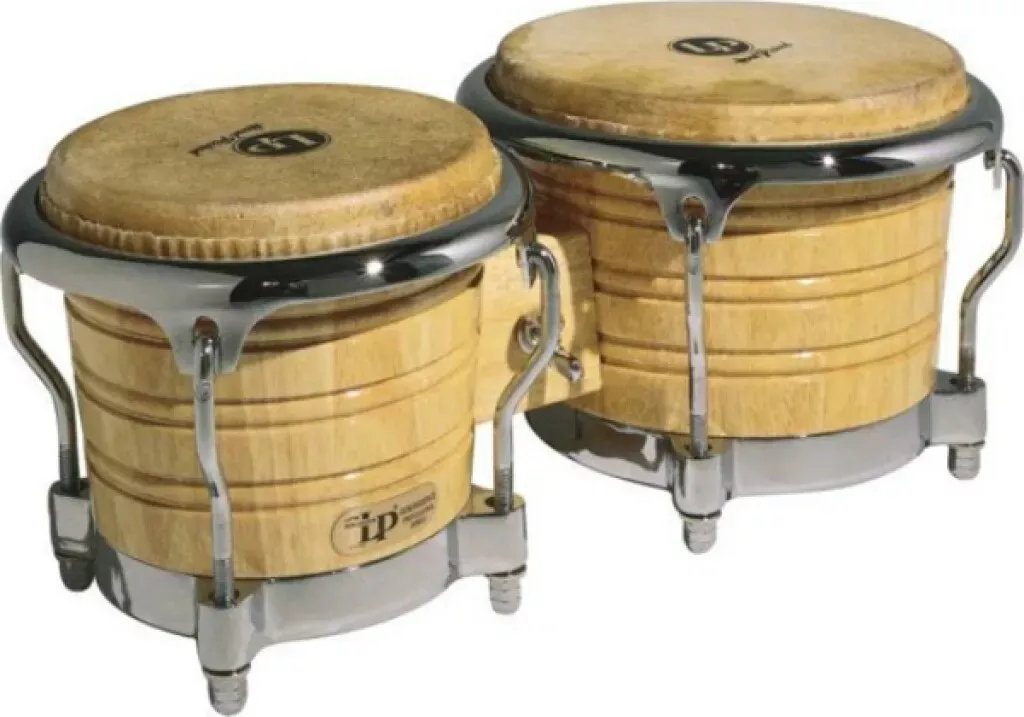latin-percussion-gen-ii-lp201ax-2aw-bongos-natural-gold Latin Percussion Gen II LP201AX-2AW Bongos, Natural/Gold
